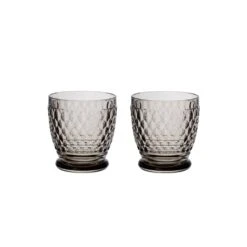 Villeroy & Boch Becher Smoke Set 2tlg. Boston Coloured In Grau