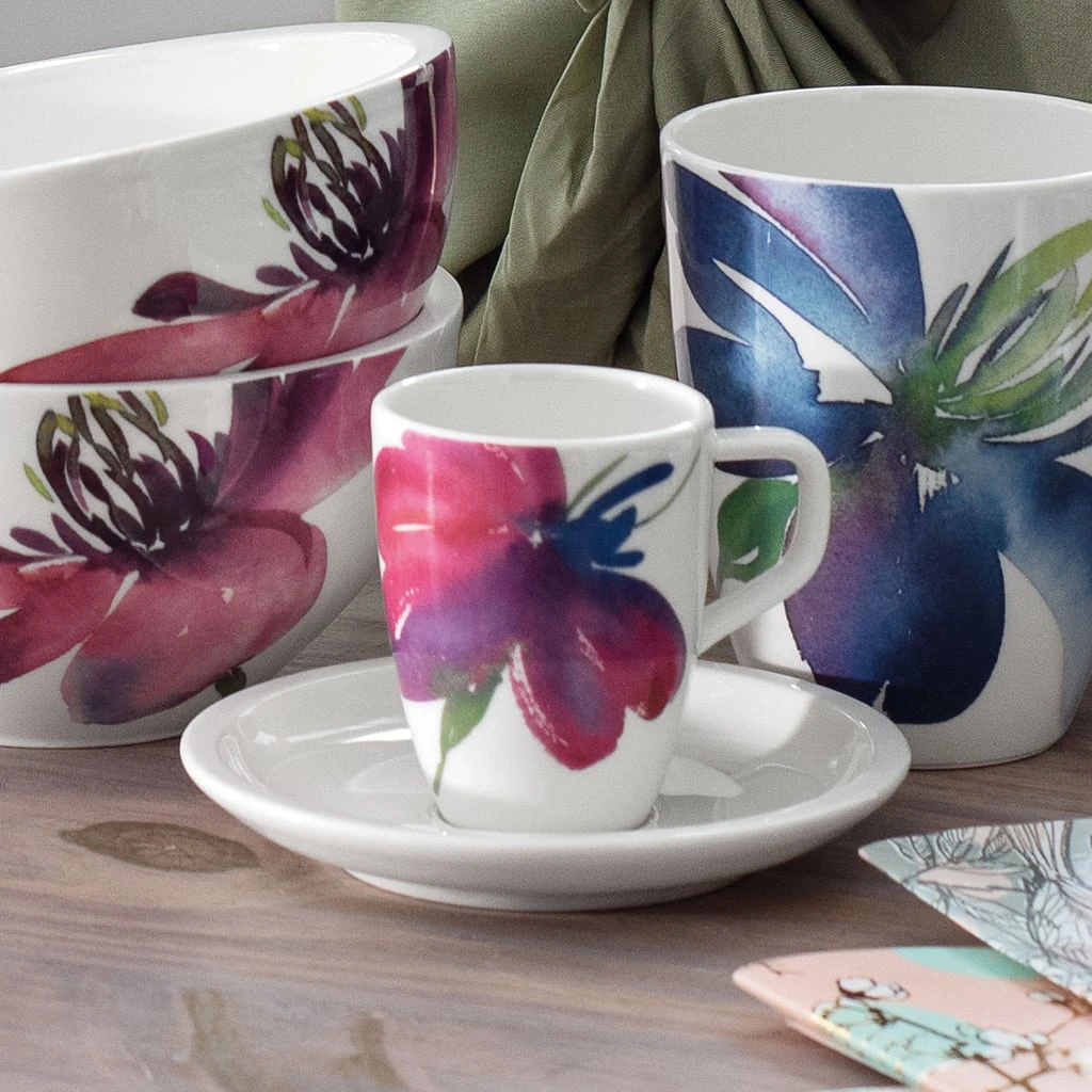 Mokka-/Espressoobertasse Artesano Flower Art in bunt Villeroy & Boch Mokka-/Espressoobertasse Artesano Flower Art In Bunt -Villeroy & Boch villeroy and boch mokka espressoobertasse artesano flower art in bunt 1
