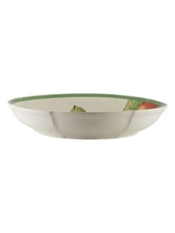 Villeroy & Boch Servierschale "French Garden Modern Fruits" In Weiß/ Grün - Ø 38 Cm