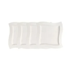 Villeroy & Boch Speiseteller Set 4tlg. NewWave In Weiß